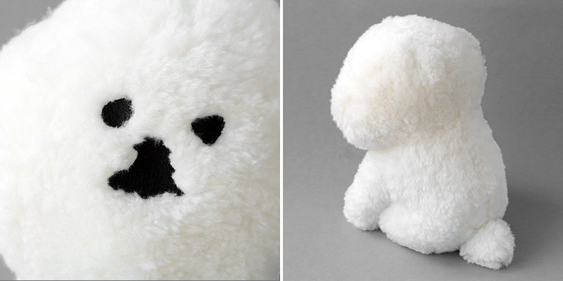 ぬいぐるみ かわいい ふわふわ 犬 肌触り 白 癒し CLASKA DO クラスカ