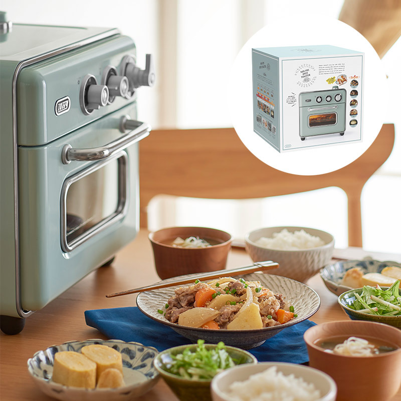 TOOTY ノンフライオーブントースター ミントグリーン TOOTY ノンフライオーブントースター ミントグリーン TOOTY ノンフライ