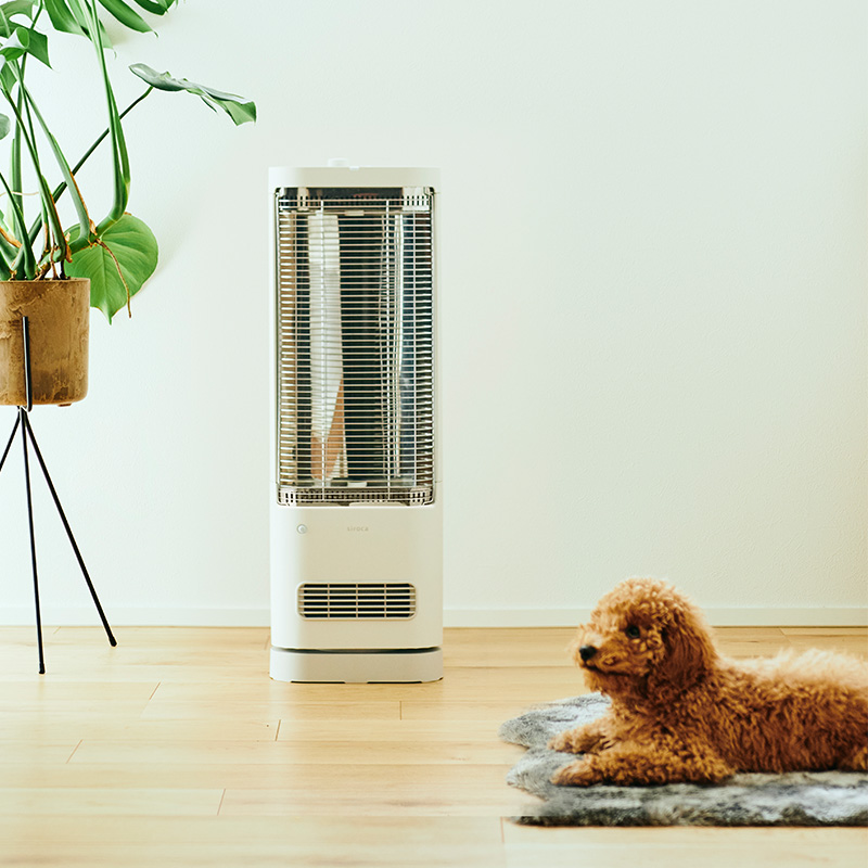 暖房器具 省エネ 暖房機 おしゃれ 遠赤外線ヒーター 人感センサー 首