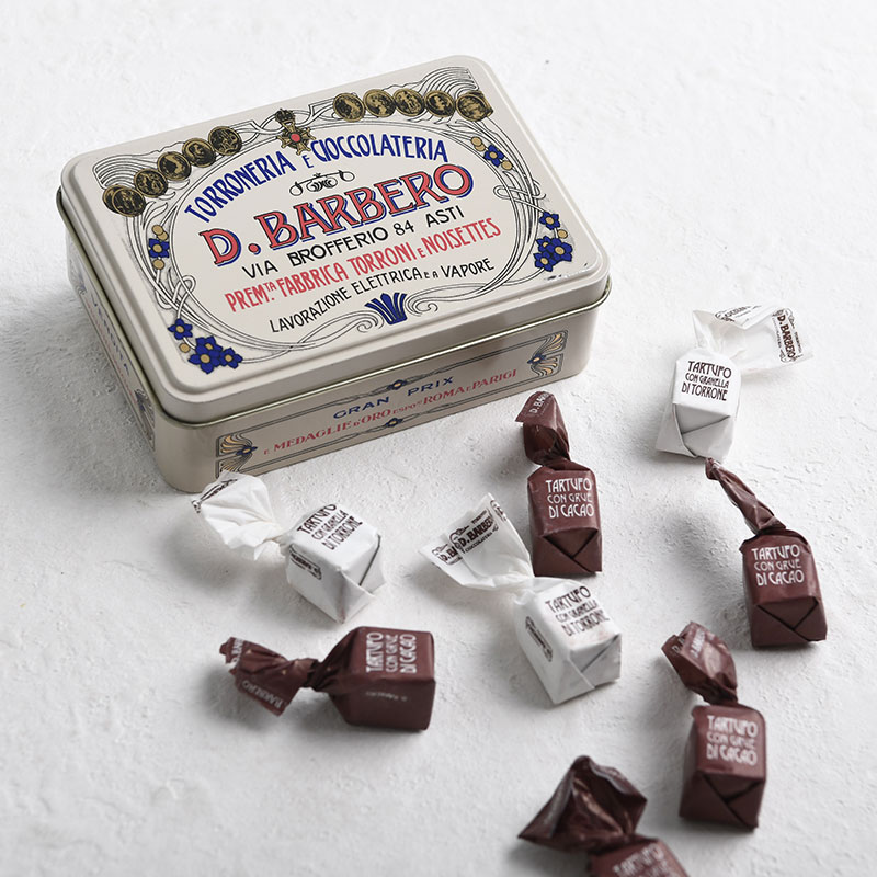 楽天市場】BARBERO バルベロ トリュフチョコレート ドルチェ缶