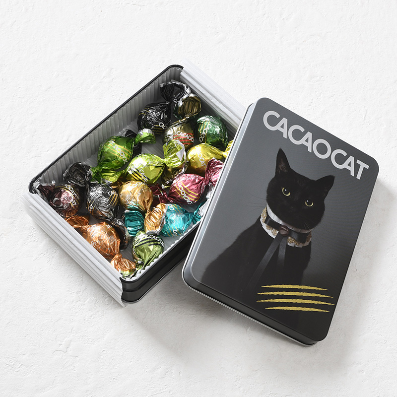 スイーツ チョコレート ギフト おしゃれ 詰め合わせ アソート 美味しい CACAOCAT カカオキャット ミックス缶 14個入り CAT :  nr-03810 : natu&robe - 通販 - Yahoo!ショッピング