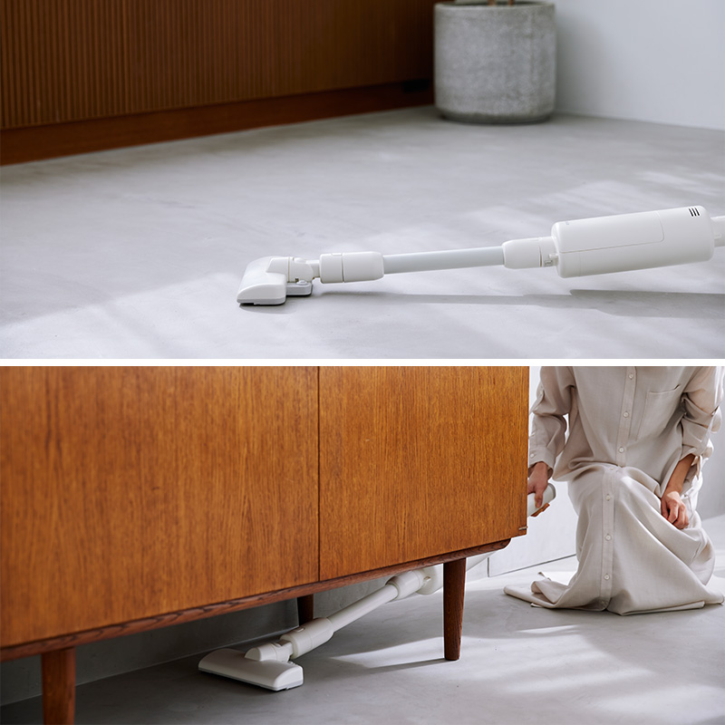 シロカ 掃除機 クリーナー 紙パック 機能 おしゃれ ホワイト SV-SK151