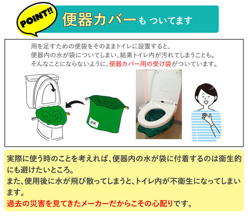 のある トイレ ケンユー 簡易トイレ 携帯トイレ 非常用トイレ ベンリー袋100回分セット