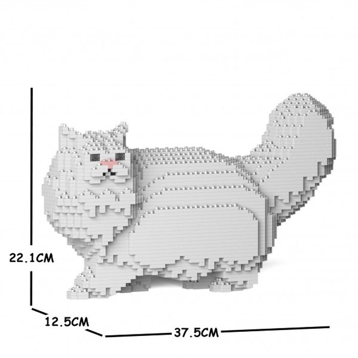 JEKCA ジェッカブロック ペルシャ 02S-M01 立体パズル 組立パズル 動物