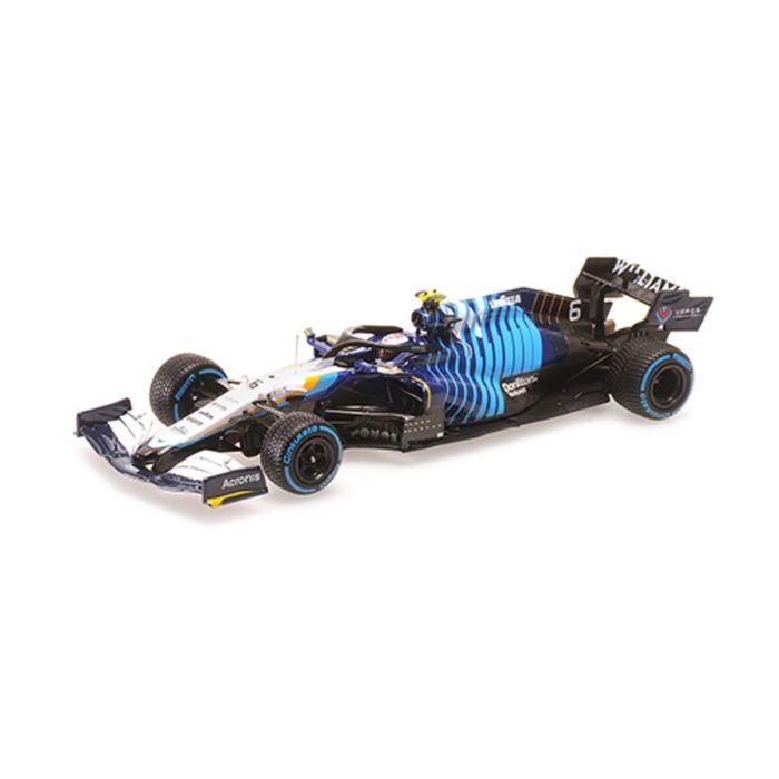 ミニカー MINICHAMPS 1/43 ウィリアムズ レーシング メルセデス FW43B ニコラス・ラティフィ ベルギーGP 2021 (No.417211306) F1 レース レーシングカー｜naughty-minami