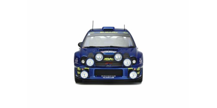 ミニカー 1/18 OttO mobile スバル インプレッサ WRC (ブルー) 世界 
