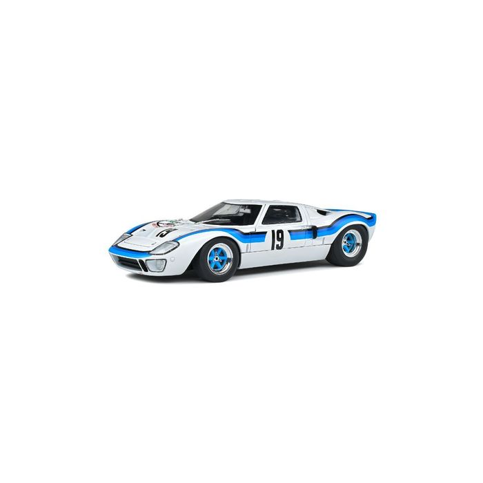 ミニカー SOLIDO 1/18 フォード GT40 Mk.1 #19 (ホワイト/ブルー) (No.S1803006) 自動車 車 カー