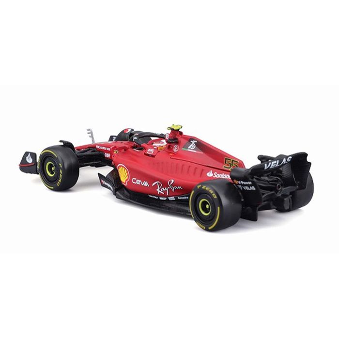 ミニカー Bburago 1/43 スクーデリア フェラーリ F1-75(2022) No,55 C.サインツ （ドライバー付） (No.18-36831S1) F1 レース レーシングカー｜naughty-minami｜02