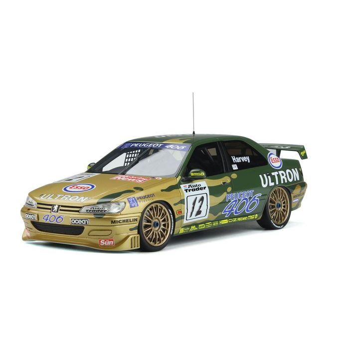 ミニカー OttO mobile 1/18 プジョー 406 BTCC 1996 #12 世界限定 2，000個 (No.OTM828) 自動車 車 カー