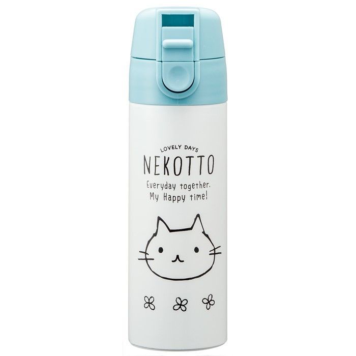 ワンプッシュステンマグボトル ねこっと(白) SMBC1D 水筒 ミニ サイズ 140ml おしゃれ スケーター skater  :n027nn0138k852095-51560:ノーティーヤフー店 - 通販 - Yahoo!ショッピング