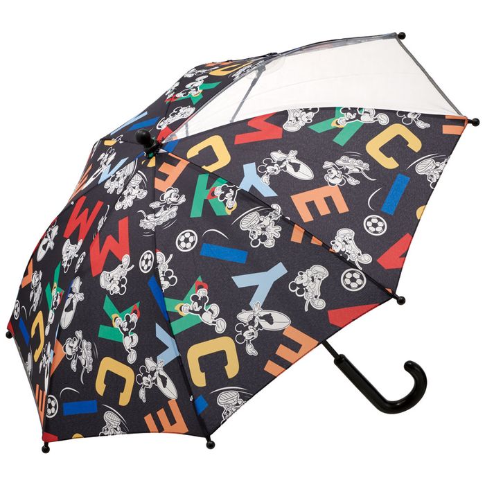 傘 手開き 雨傘 長傘 スケーター 子供傘40cm ミッキーマウス_2 ディズニー UB40