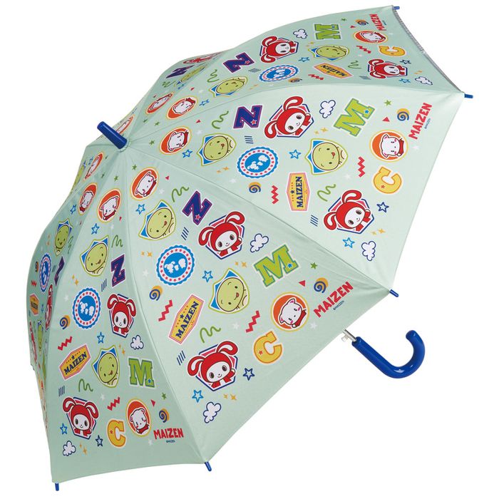 子供用傘 雨傘 子供用晴雨兼用ジャンプ傘 まいぜんシスターズ UBSR3 スケーター ジャンプ式 遮光 UVカット