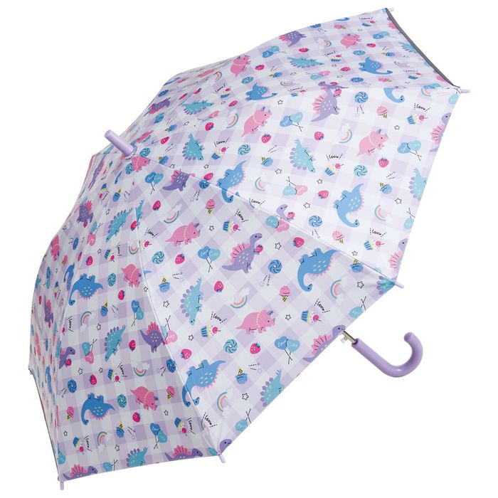 子供用傘 雨傘 子供用晴雨兼用ジャンプ傘 H&amp;Sレインボー UBSR3 スケーター ジャンプ式 遮光 UVカット