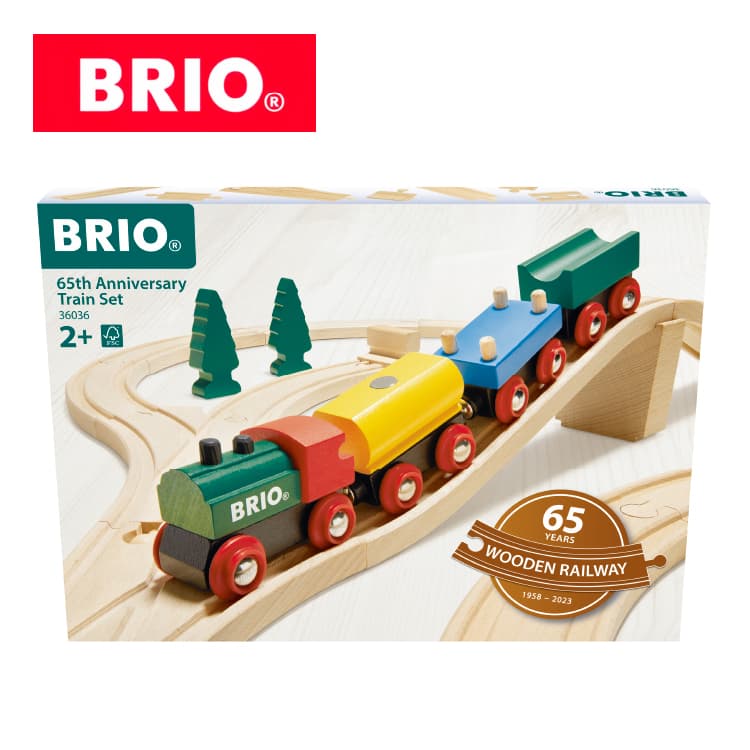 ブリオ 36036 65th アニバーサリートレインセット BRIO