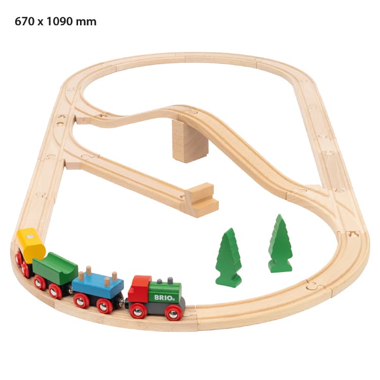 ブリオ BRIO 木のおもちゃ レール＆ロードデラックスセット 33052