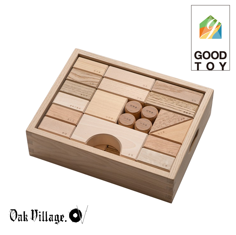 寄木の積木 (木箱入り) オークヴィレッジ Oak Village｜navi-p-com-online