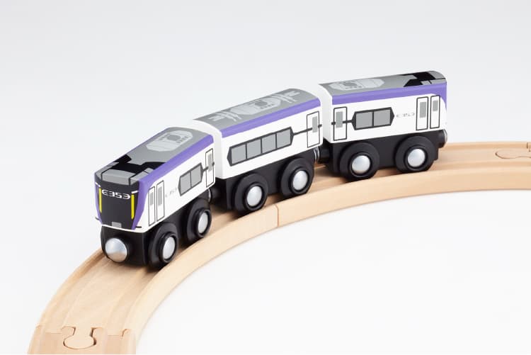 moku TRAIN 043 353系あずさ MOK-043 モクトレイン 電車 木のおもちゃ 木製玩具 |  | 01