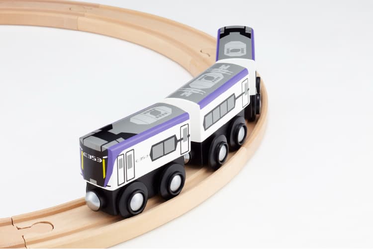 moku TRAIN 043 353系あずさ MOK-043 モクトレイン 電車 木のおもちゃ 木製玩具 |  | 03