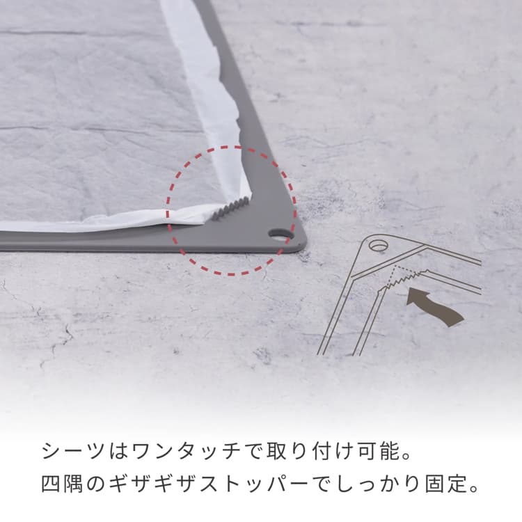 ペットシーツ ペットシート 丸洗い可能　シリコーンゴム製 トイレトレー HARIO ハリオ INK グレー IK-STW-GR | HARIO | 04