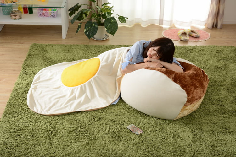 セルタン 「人をダメにする食パン」ビーズクッション Lサイズ 10287