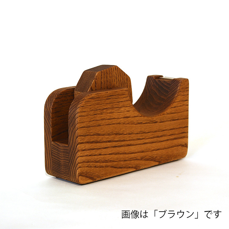 テープカッター 大 ナチュラル 01010-10R オークヴィレッジ Oak Village 国産材使用 伝統工法による木製文具 |  | 01