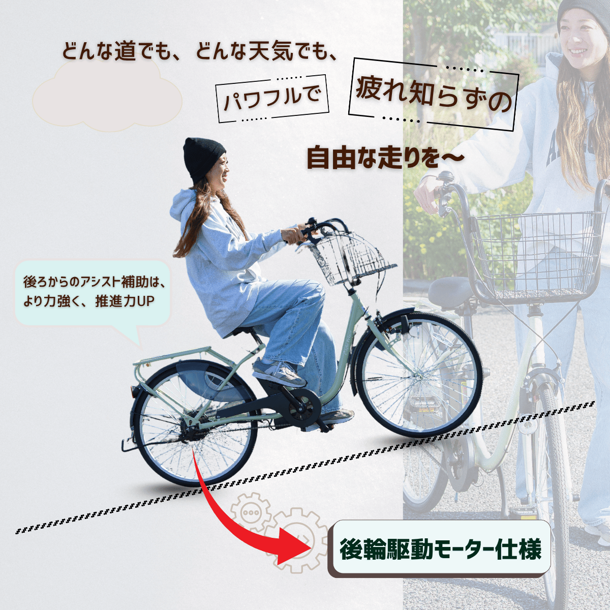 SUISUI 新生活応援5％OFF！電動自転車 子供乗せ 安い 電動アシスト