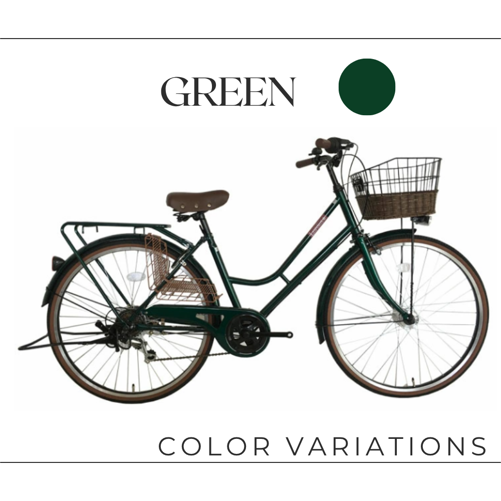 自転車 26インチ 完成品 シティサイクル LEDオートライト 自転車