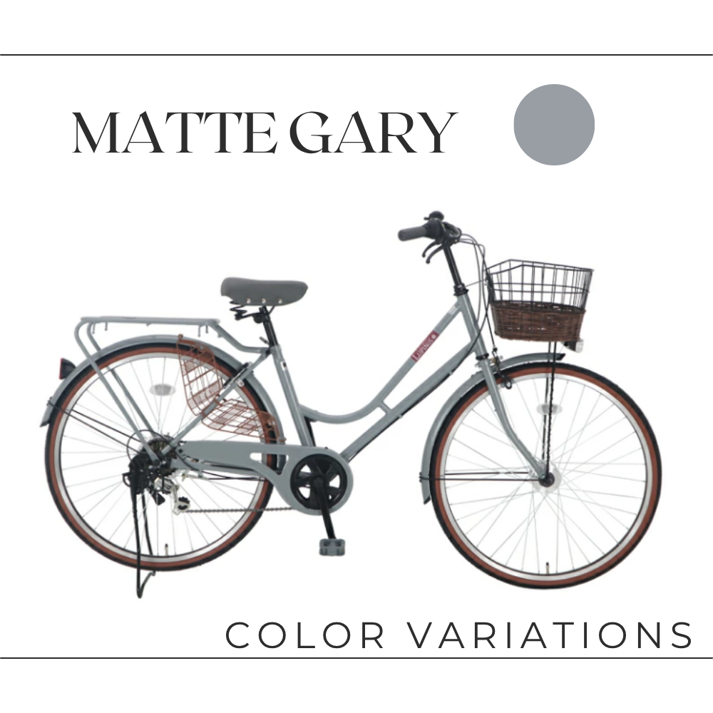 自転車 26インチ 完成品 シティサイクル LEDオートライト 自転車