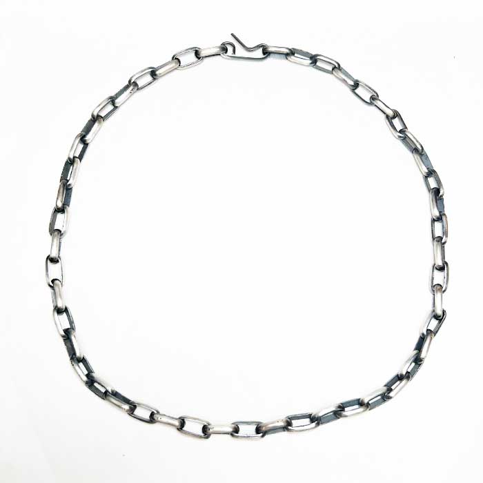 インディアンジュエリー ナバホ族 シルバー チェーン ネックレスINDIAN JEWERLY Navajo Silver Chain Necklaceの画像