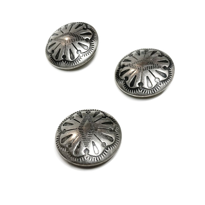 インディアンジュエリー ナバホ コンチョ フラワー スタンプ 2cm/1個