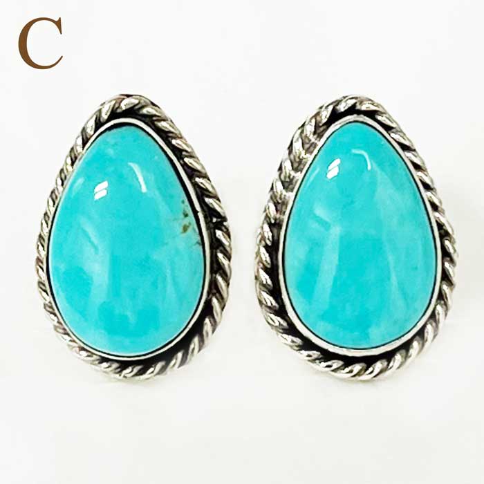 ターコイズピアス　ナバホ Amazon.co.jp: ナバホ族 Navajo インディアンジュエリー ピアス