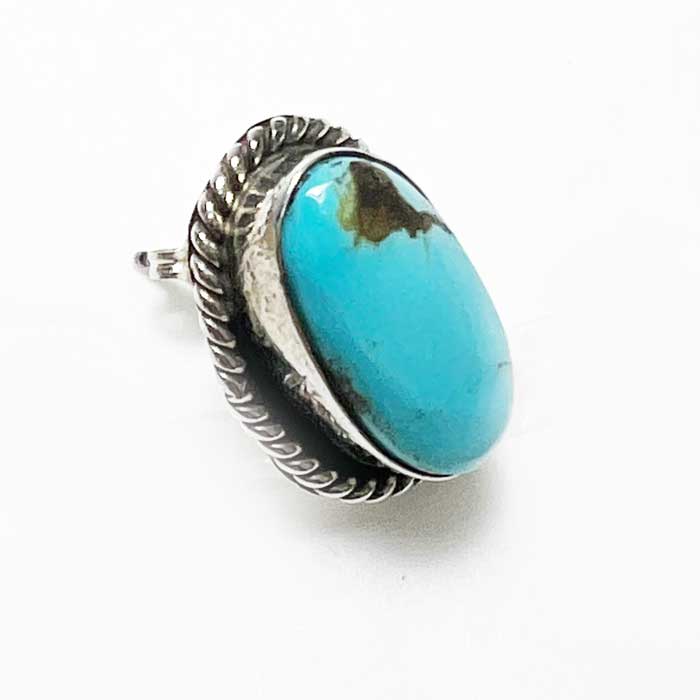 新品 ナバホ　Navajo インディアンジュエリー　ピアス　ターコイズ　シルバー ijw-p-265a.jpg