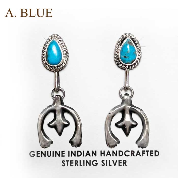 indian jewelry インディアンジュエリー ピアス ナバホ インディアンジュエリー ナバホ族 ターコイズ ナジャ シルバー