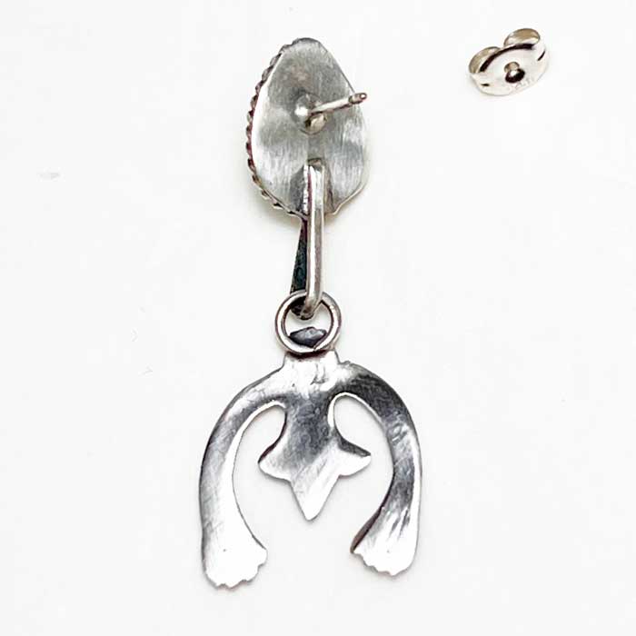 インディアンジュエリー ナバホ族 ターコイズ ナジャ シルバー ピアス