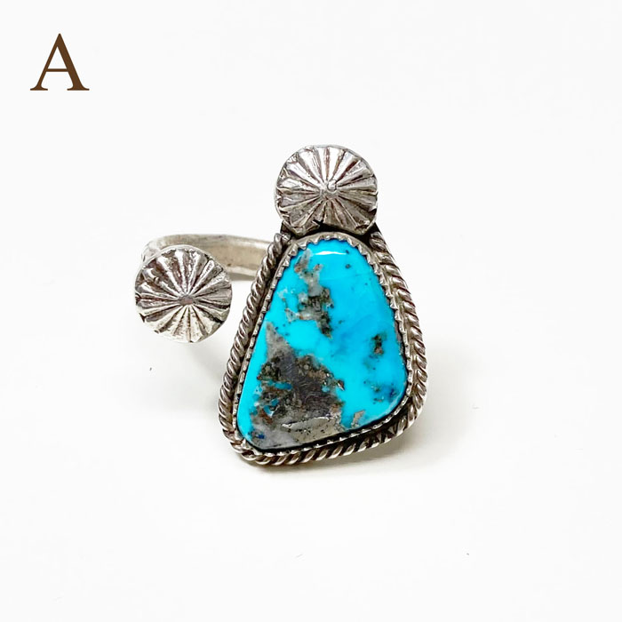 ヴィンテージ インディアンジュエリー ターコイズ＆アポロコンチョ リングVINTAGE INDIAN JEWELRY NAVAJO Turquoise  & Apollo Concho Silver Ring : ijw-r-115 : NAVIE - 通販 - Yahoo!ショッピング