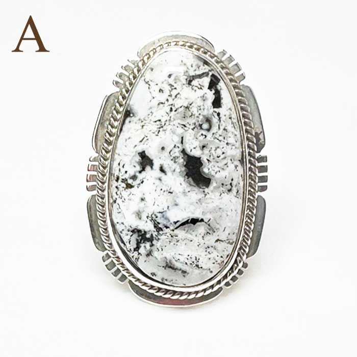 NAVAJO ホワイトバッファローターコイズリング ナバホ族 ホワイトバッファローターコイズ シルバーリングINDIAN