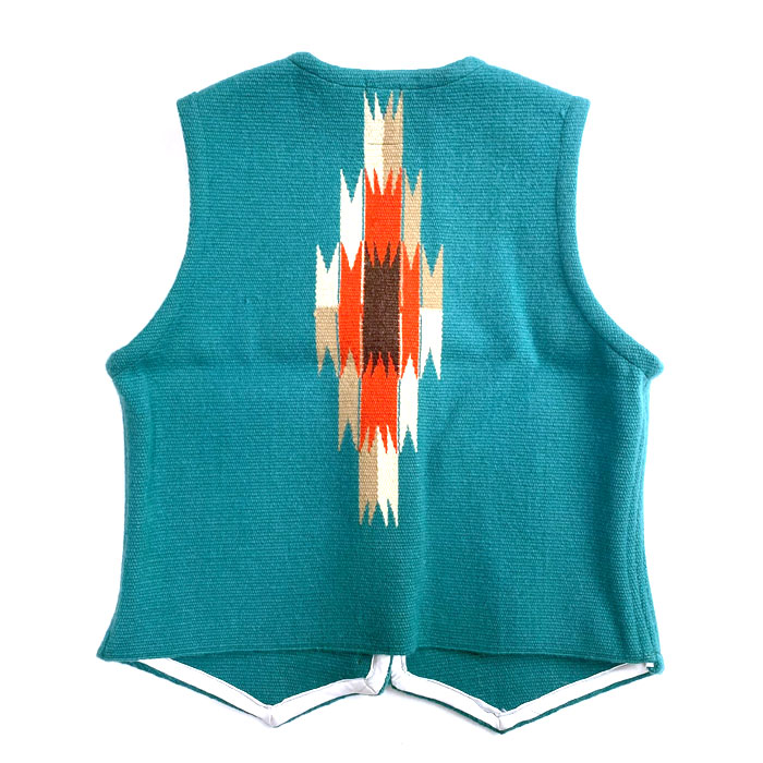 オルテガ チマヨ ラグ ベスト E.GREEN/M ORTEGA'S WOMEN'S CHIMAYO