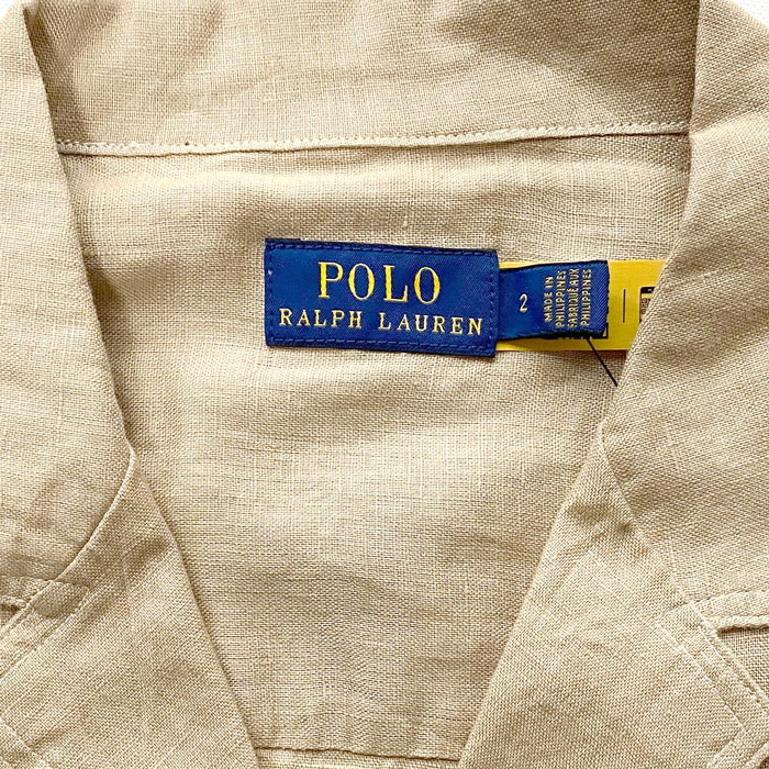 ポロ ラルフローレン レディース リネン サファリ シャツ　ジャケット 半袖 POLO Ralph Lauren Safari Shirts