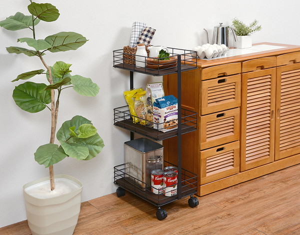 キッチンワゴン キッチンラック スリム 隙間 すきま 収納 ラック
