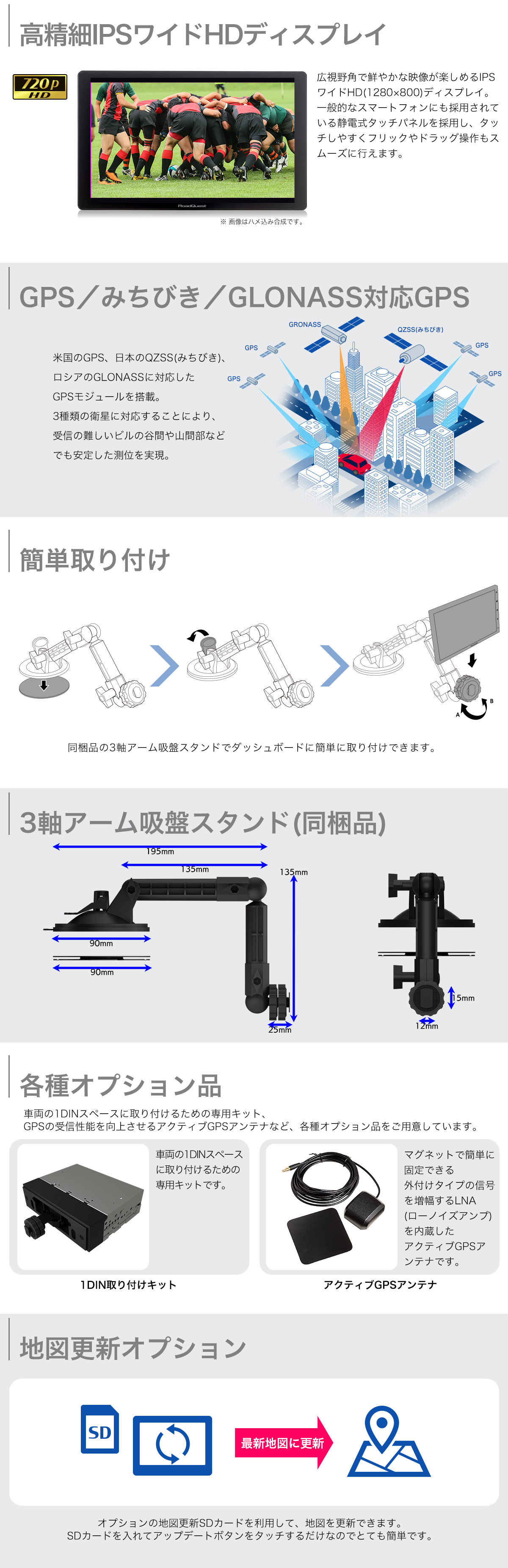 RoadQuest 10.1インチ カーナビ フルセグ トラックモード RoadQuest 10.1インチ カーナビ フルセグ トラックモード