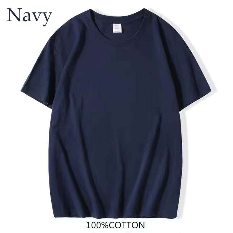 Tシャツ コットン100% 半袖 無地 ノーマル メンズ レディース カットソー 春夏秋 男女兼用 オーバーサイズ 発汗 涼しい インナー 肌着｜navy-navy｜10