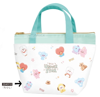 BT21 保冷バッグ ランチトート(お弁当袋 ランチバッグ エコバッグ