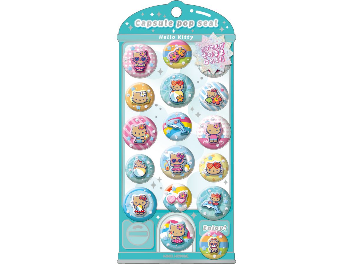 sanrio（サンリオ） カプセルポップシール メール便なら何枚OK ハロー