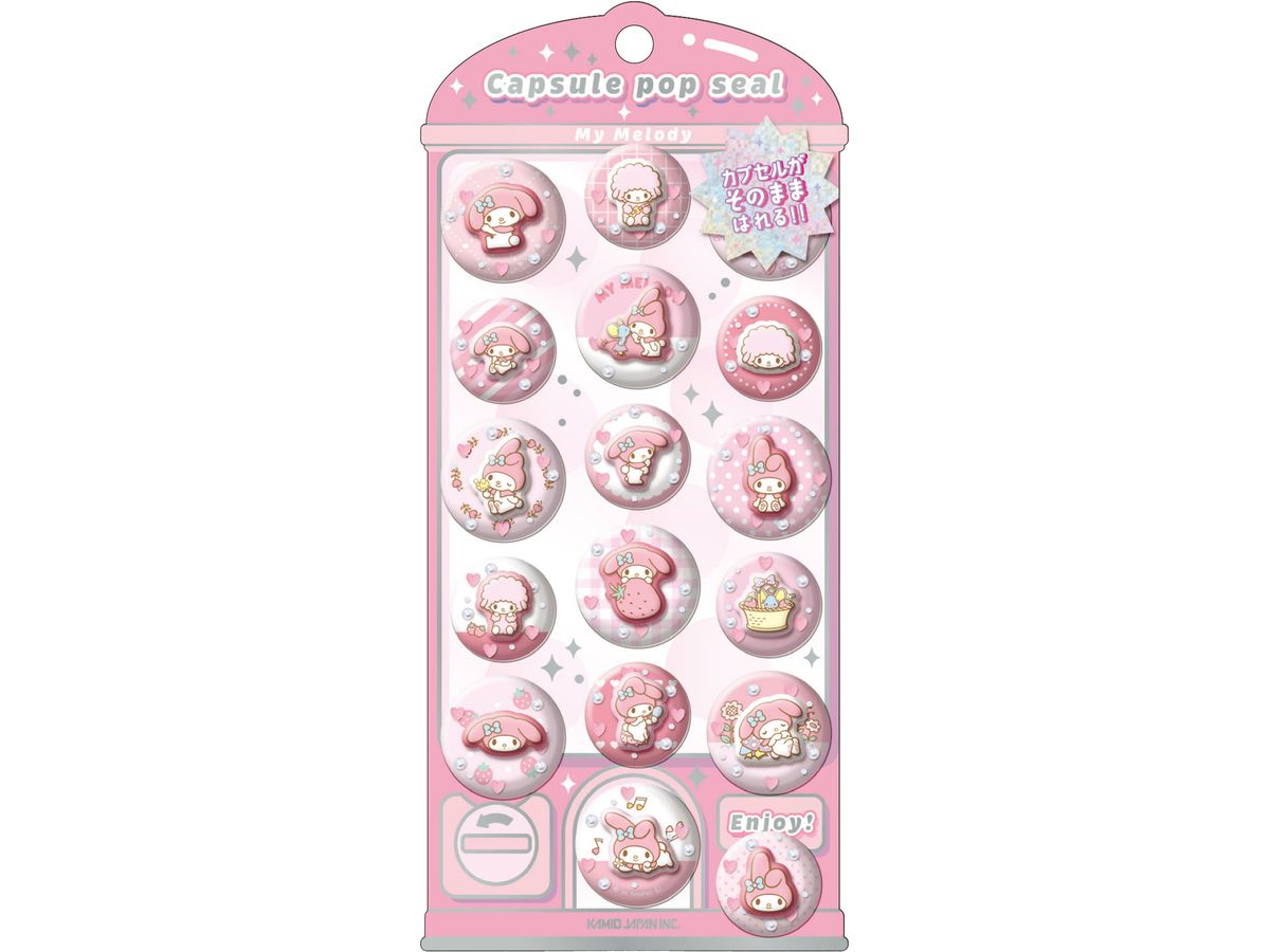 sanrio（サンリオ） カプセルポップシール メール便なら何枚OK ハロー