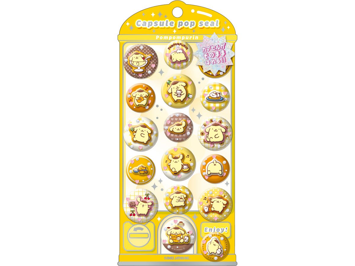 sanrio（サンリオ） カプセルポップシール メール便なら何枚OK ハロー