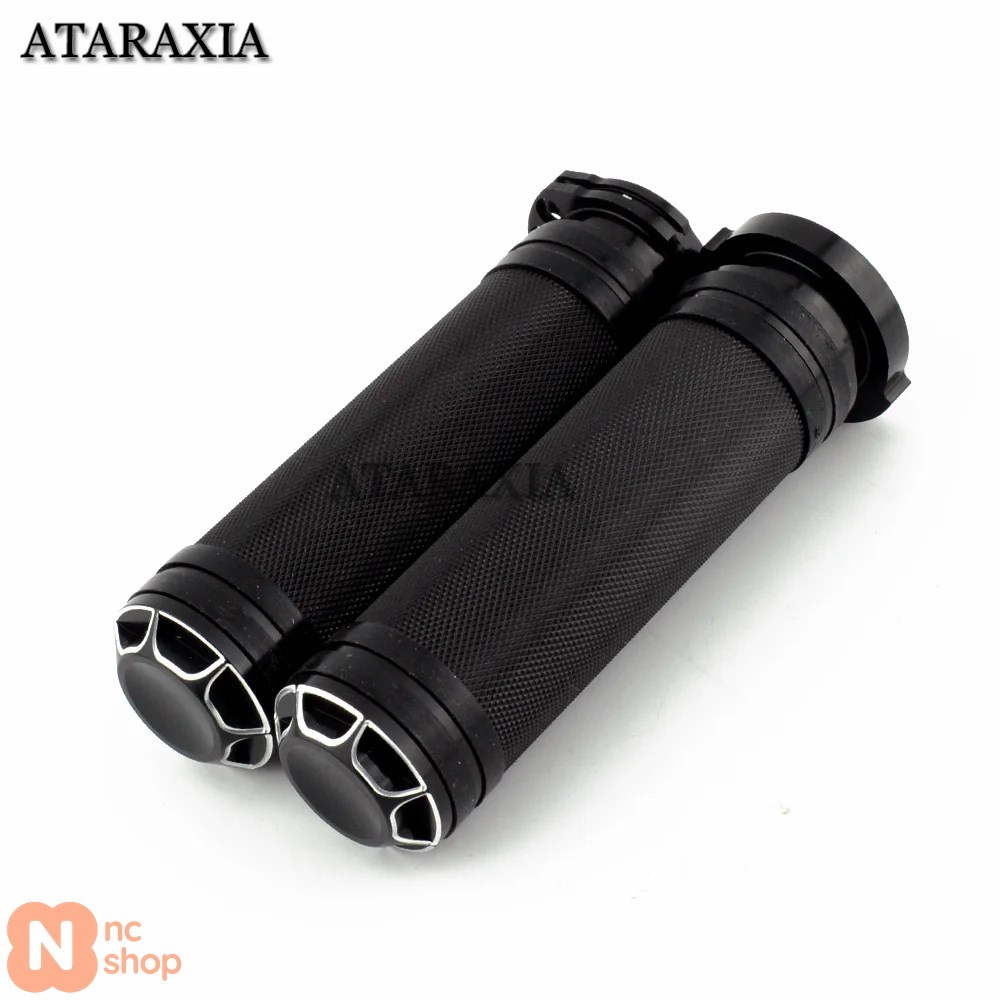 並行輸入品】 1.25MM ハンドルグリップ バイク CNCアルミニウム