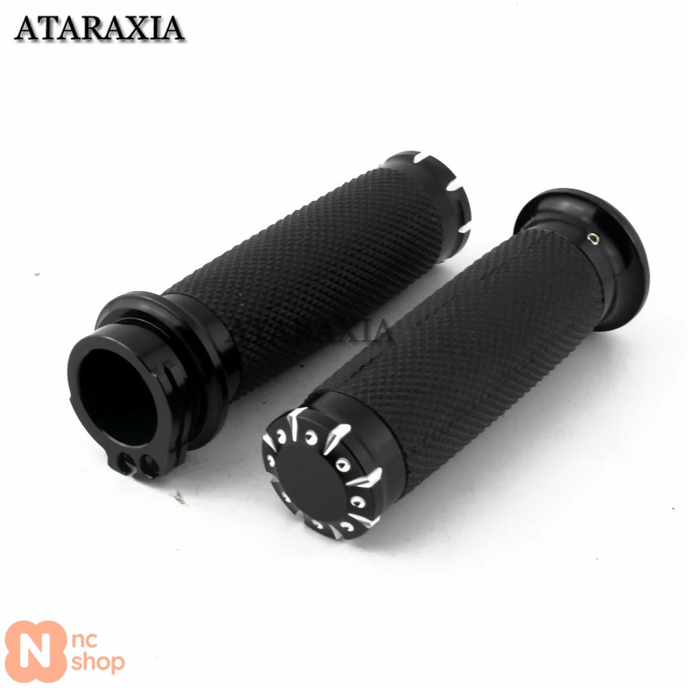 並行輸入品】 1.25MM ハンドルグリップ バイク CNCアルミニウム