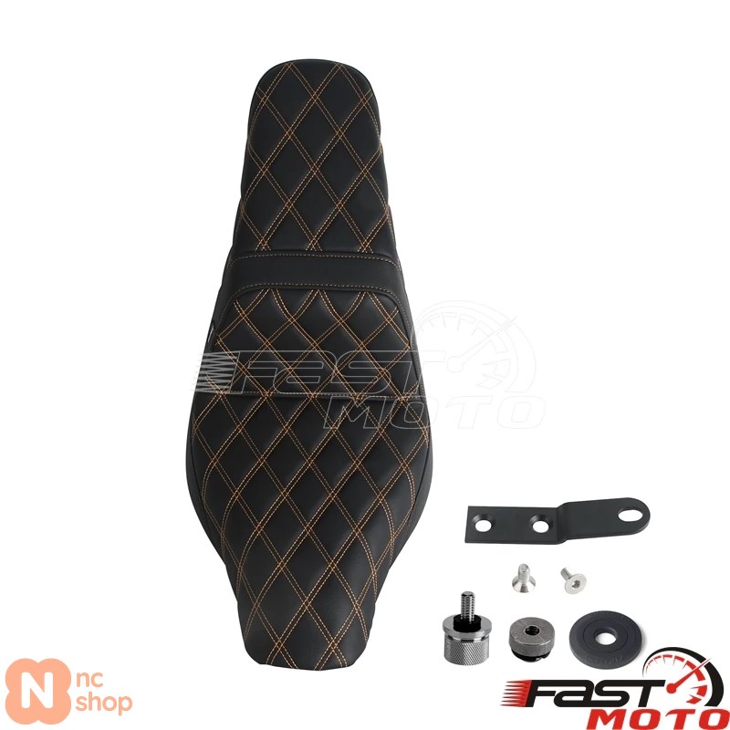 ブランド登録なし - 【並行輸入品】 自動二輪車 好いたらしい動かす席 御手伝い席用居敷きパッド 2人乗り用居敷き座蒲団 ハーレー ソフテイル スポーツグライド FLSB 置き目馬乗り S ST FXLR FXL
