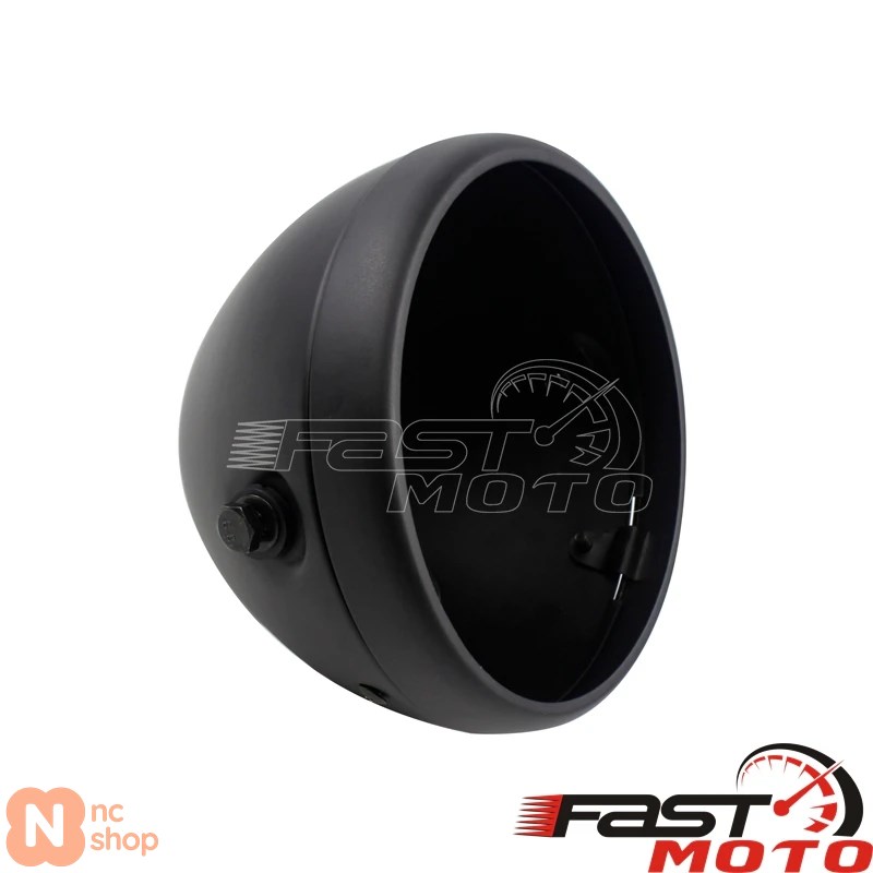 並行輸入品】 7インチバイクヘッドライトハウジング バケットレトロLED