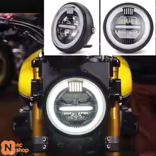 並行輸入品】 7.5インチ 汎用 バイク用LEDヘッドライト LEDヘッド